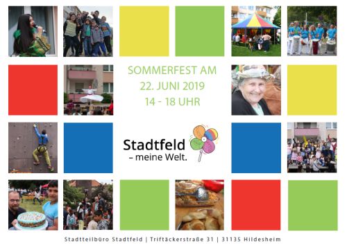 Postkarte Sommerfest 2019 front