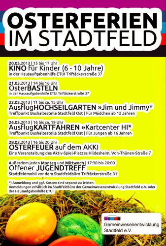 O-Ferienprogramm Stadtfeld 2013