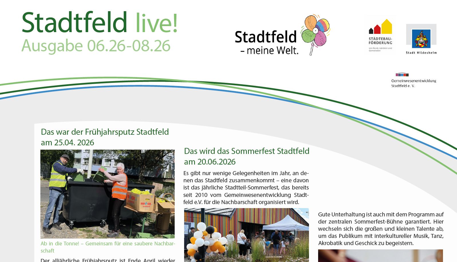 Stadtfeld live Cover