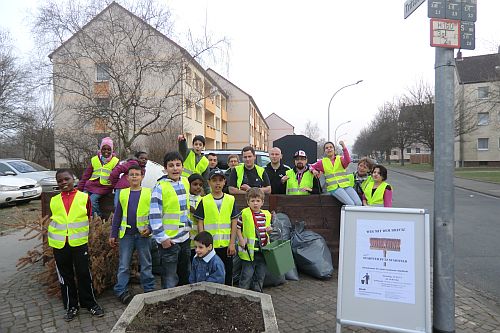 Stadtteilputz 2012 Gruppe