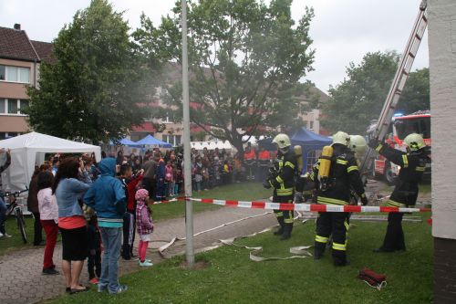 Sommerfest 2013 Einsatz Feuer