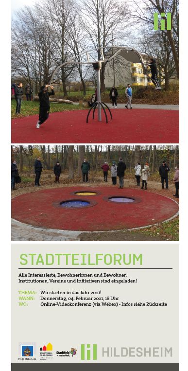 Stadtteilforum 04.02.21 Flyer front