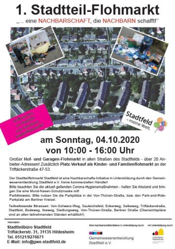 Handzettel Flohmarkt 10.2020