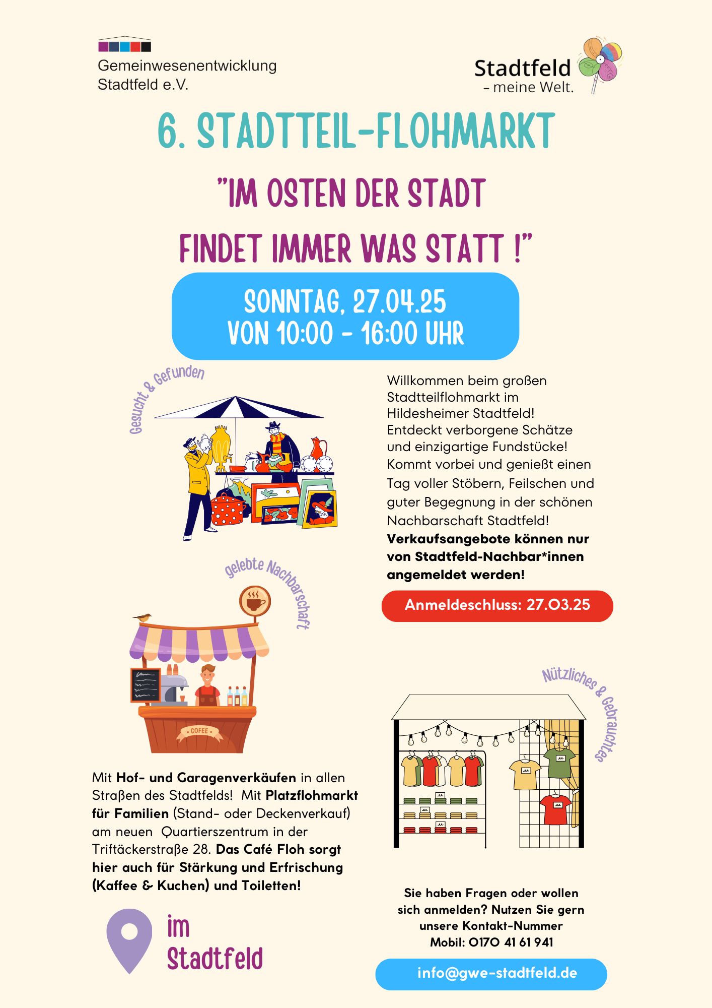 Stadtteilflohmarkt Stadtfeld 2025